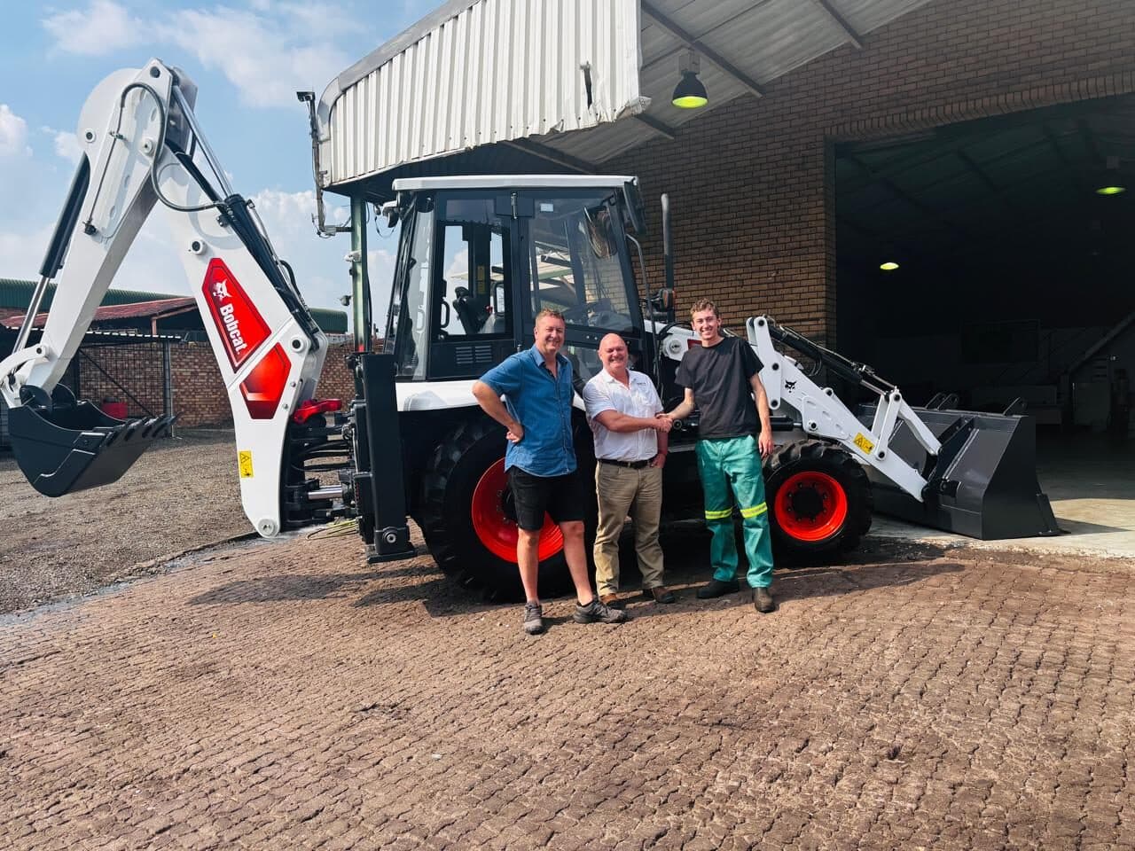 New equipment handed over to a client